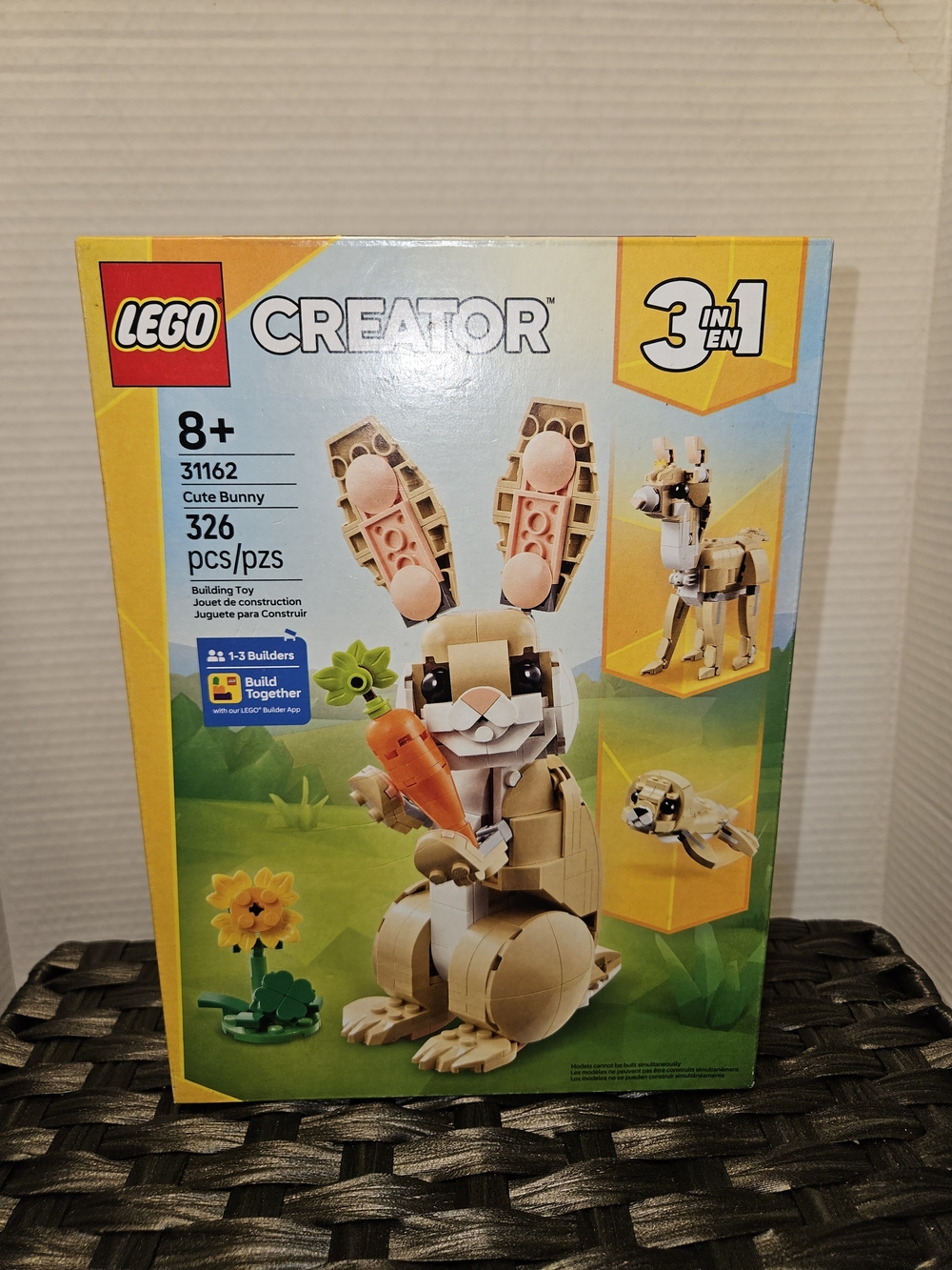 Lego Creator 3 in 1 31162 Cute Bunny Set - Tan, Pink, White, Orange